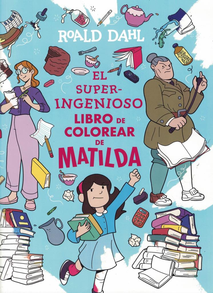 SUPERINGENIOSO LIBRO DE COLOREAR DE MATILDA