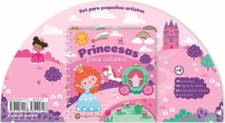 PRINCESAS- SET PARA PEQUEÑOS ARTISTAS