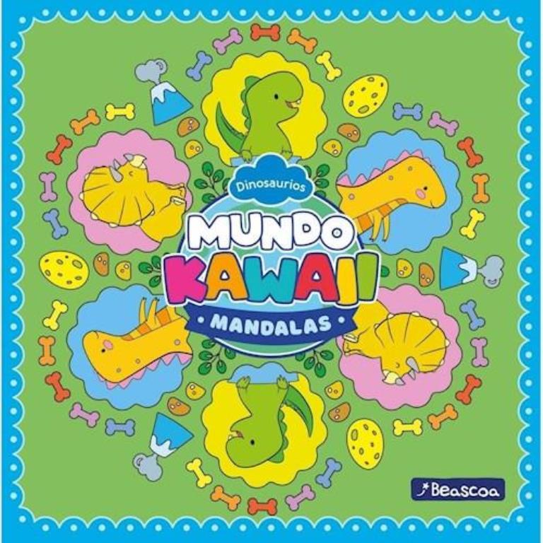 MANDALAS KAWAII- DINOSAUIROS