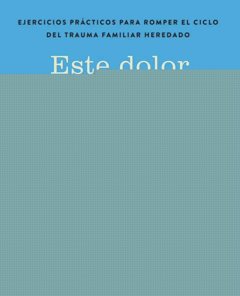 ESTE DOLOR NO ES MIO- LIBRO DE TRABAJO OFICIAL