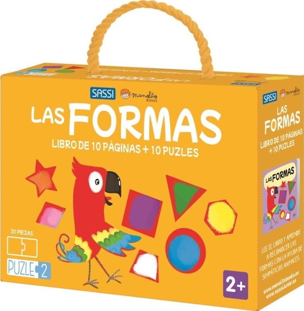 FORMAS, LAS - LIBRO DE 10 PAGINAS + PUZLES