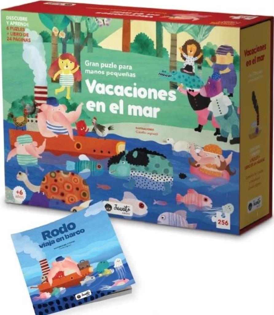 VACACIONES EN EL MAR- GRAN PUZLE PARA MANOS PEQUEÑAS