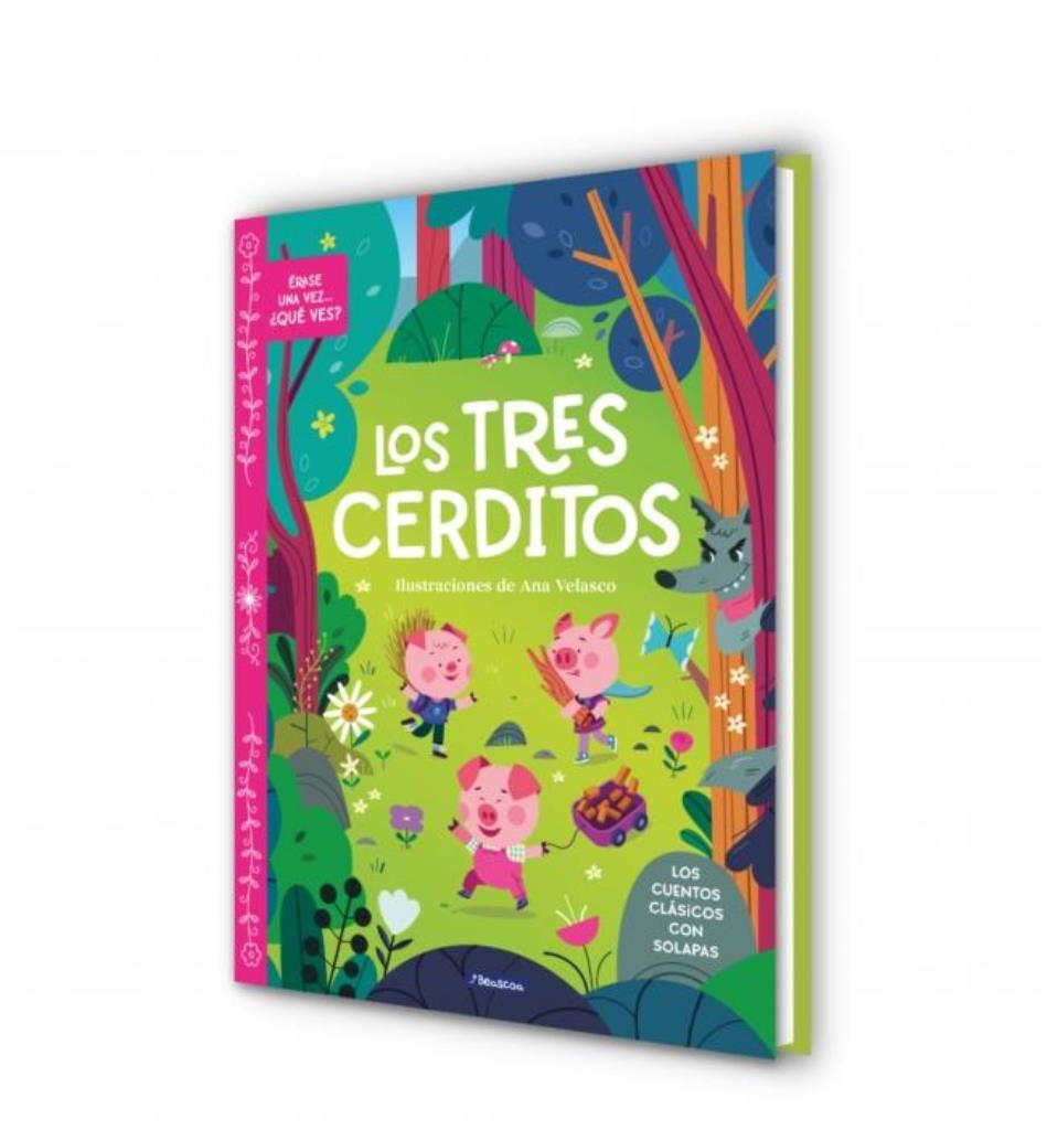 CLASICOS CON SOLAPAS- LOS 3 CERDITOS