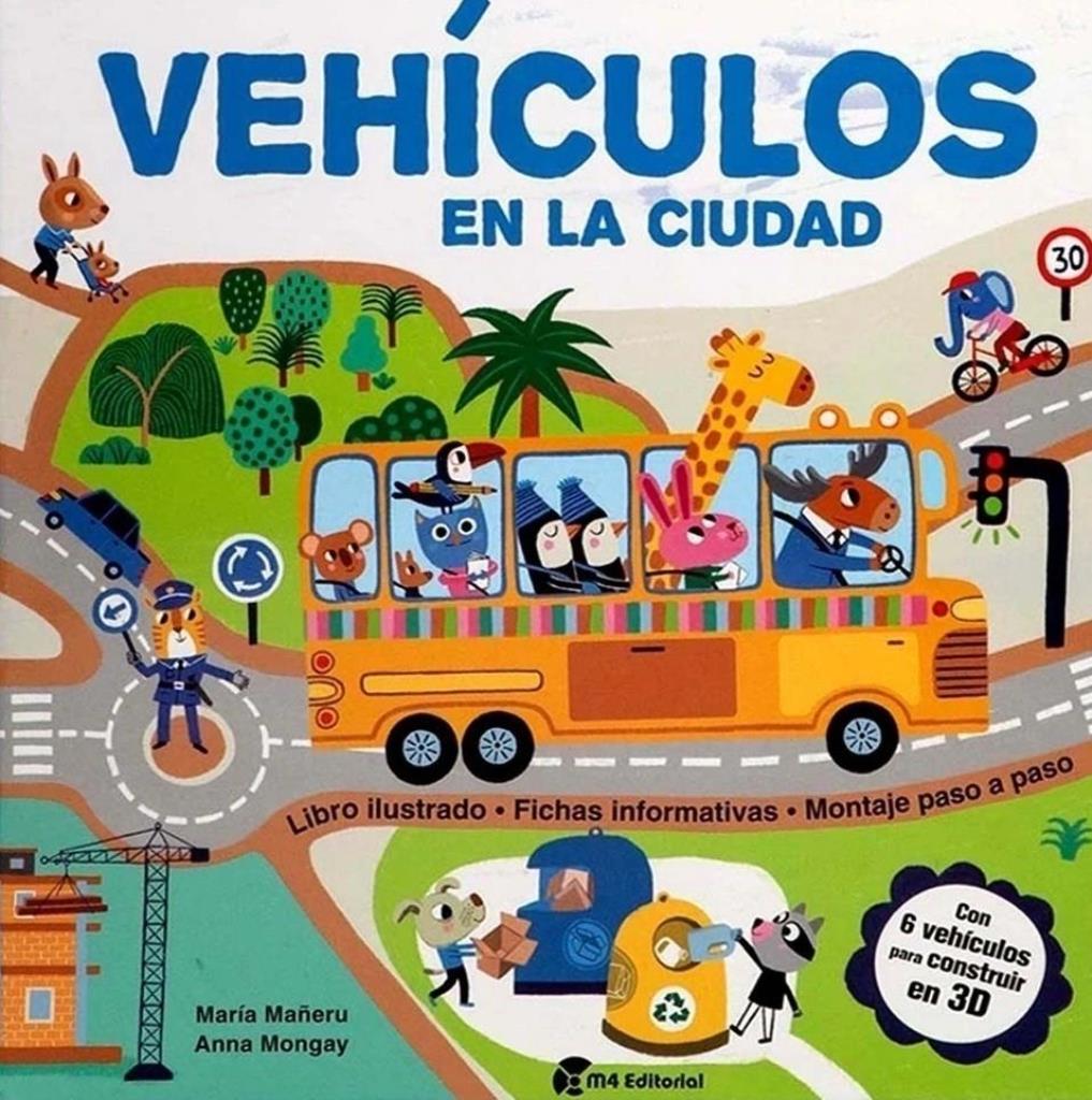 VEHICULOS EN LA CIUDAD- CON 6 VEHICULOS PARA CONSTRUIR 3D