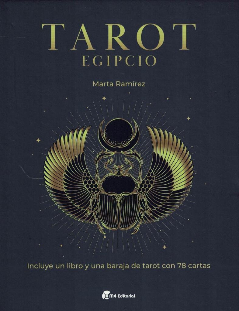 TAROT EGIPCIO - LIBRO Y BARAJA DE TAROT CON 78 CARTAS