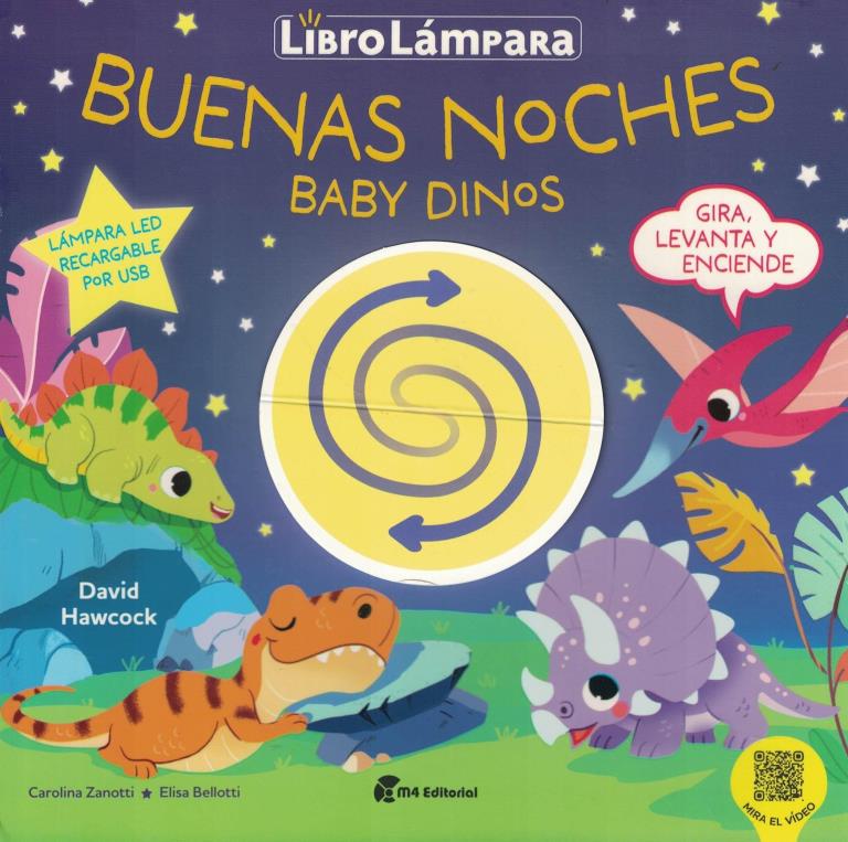 BUENAS NOCHES BABY DINOS- LIBRO LAMPARA