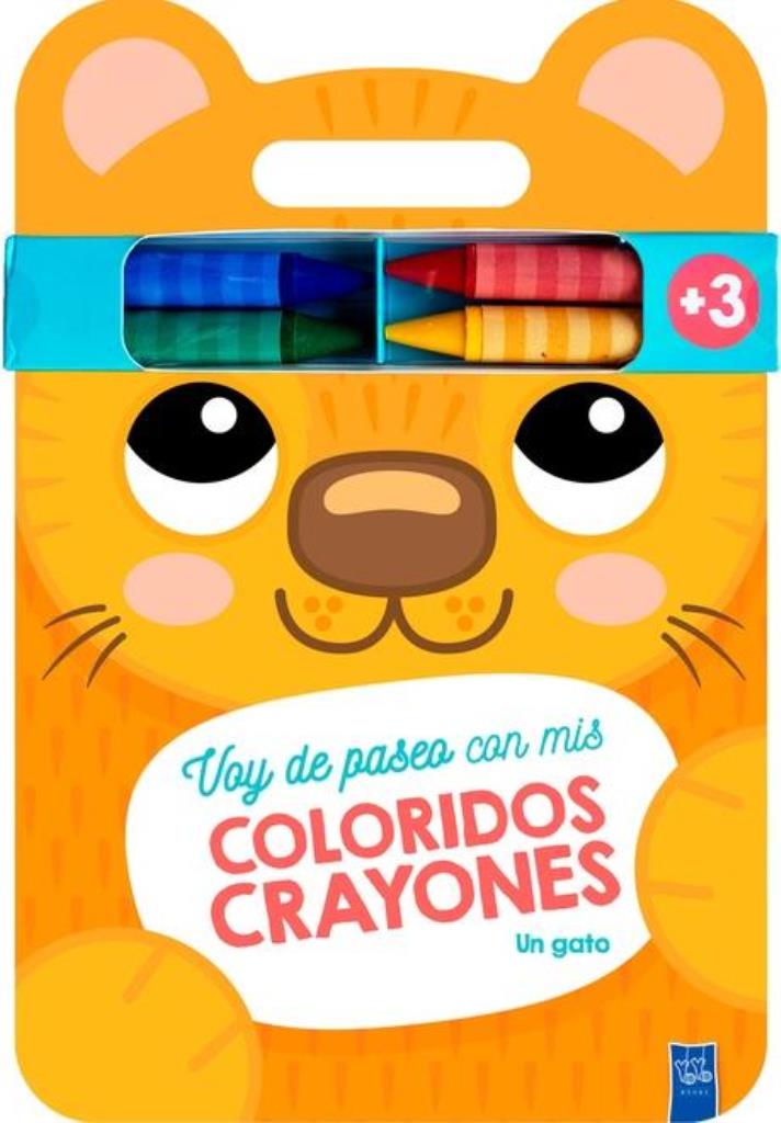 UN GATO- VOY DE PASEO CON MIS COLORIDOS CRAYONES