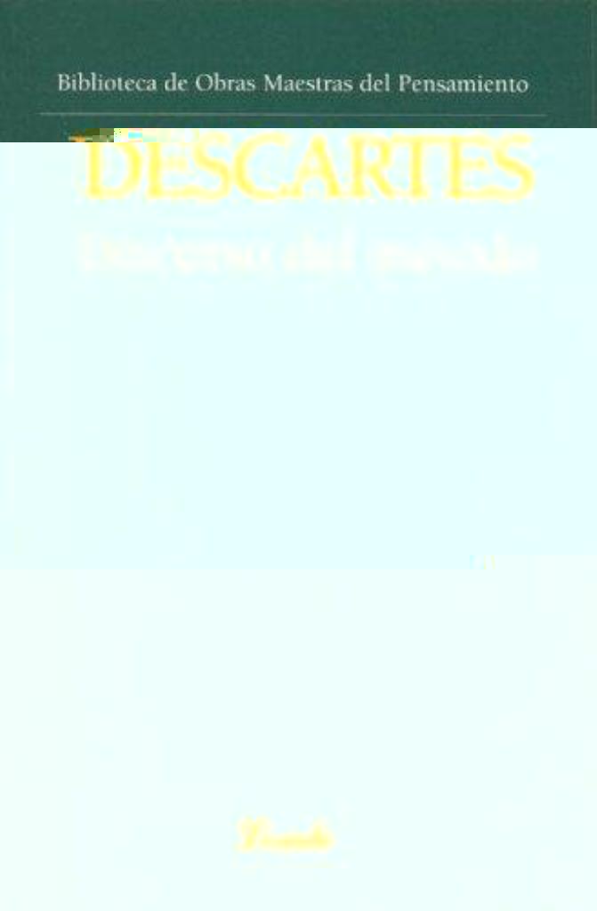 DISCURSO DEL METODO