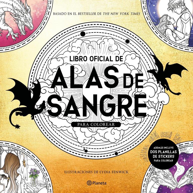LIBRO OFICIAL DE ALAS DE SANGRE PARA COLOREAR