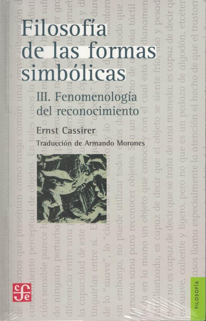 FILOSOFIA DE LAS FORMAS SIMBOLICAS
