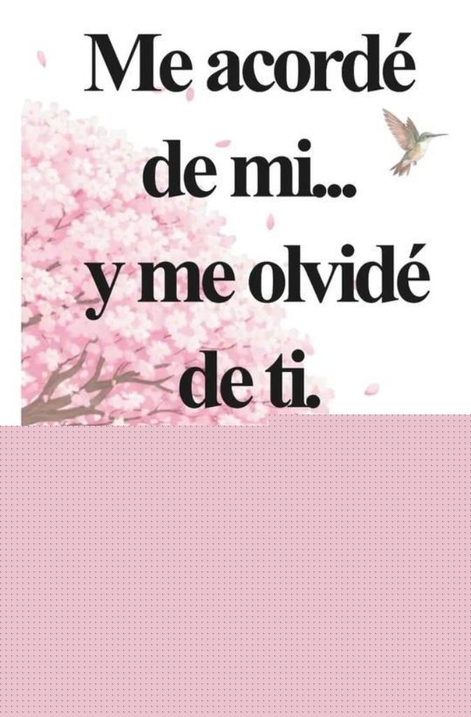 ME ACORDE DE MI Y ME OLVIDE DE TI