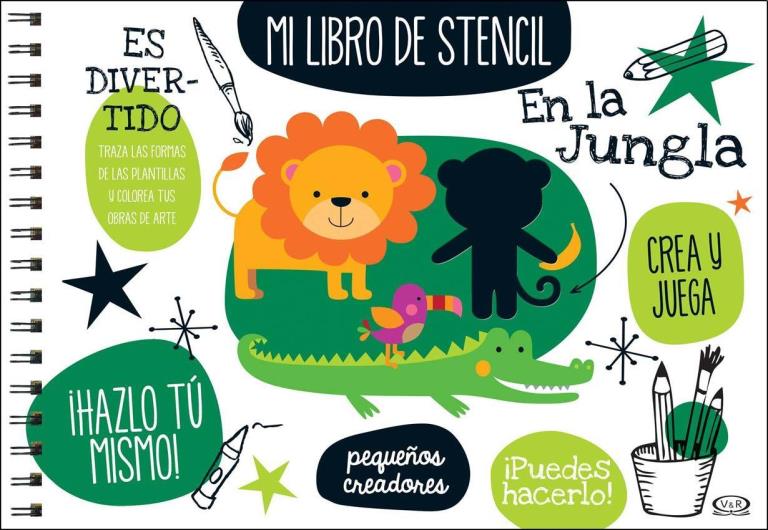EN LA JUNGLA - MI LIBRO DE STENCIL
