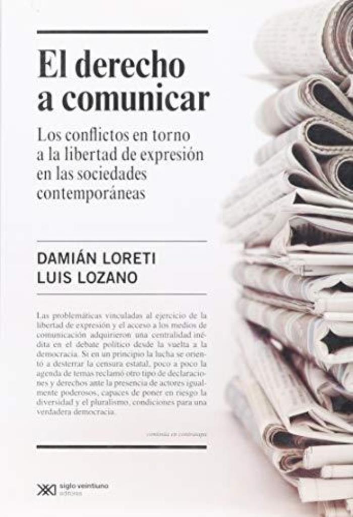 DERECHO A COMUNICAR, EL
