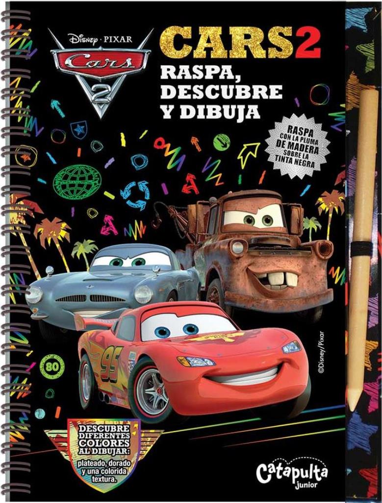 CARS 2 RASPA, DESCUBRE Y DIBUJA