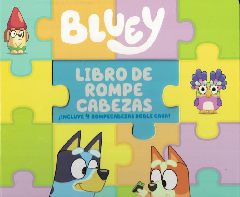 BLUEY- LIBRO DE ROMPECABEZAS