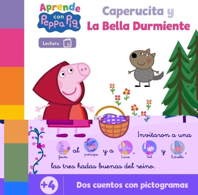 APRENDE CON PEPPA- CAPERUCITA Y LA BELLA DURMIENTE