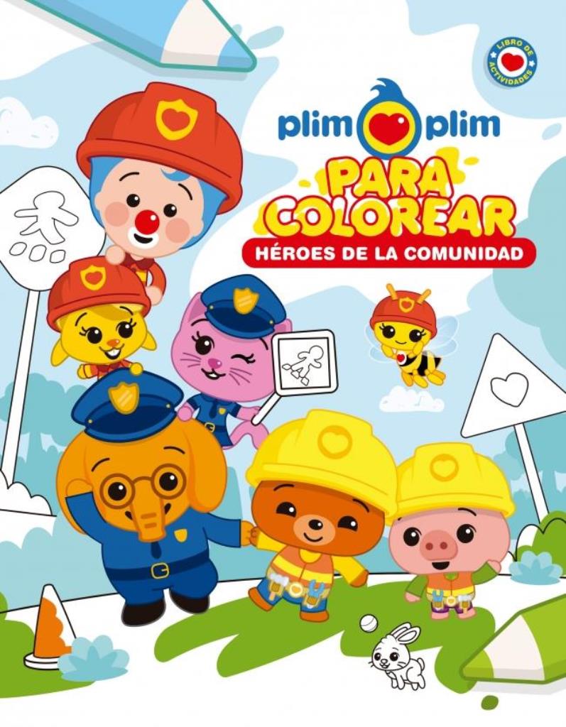 PLIM PLIM PARA COLOREAR HEROES DE LA COMUNIDAD