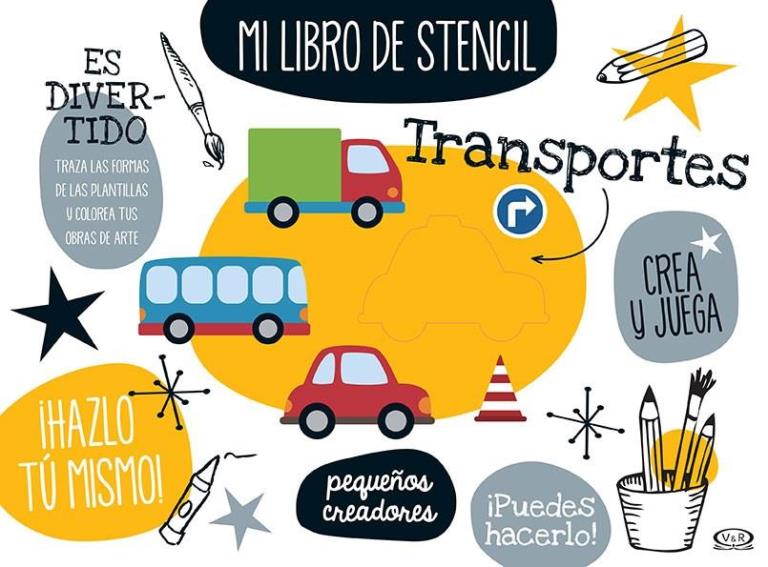TRANSPORTE- MI LIBRO DE STENCIL