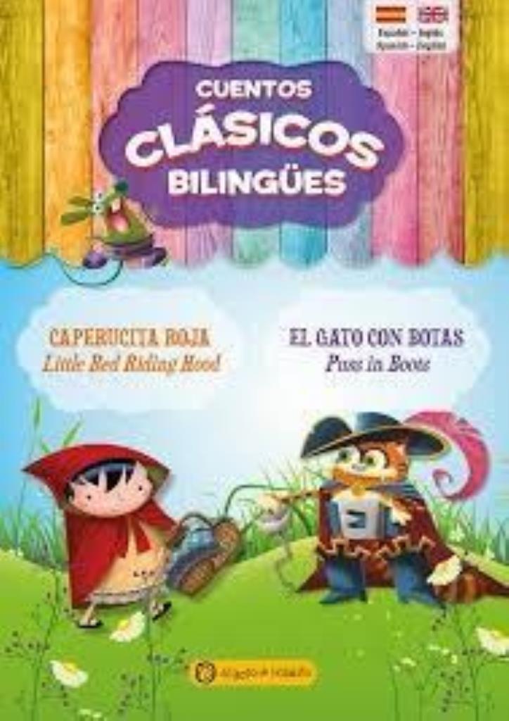 CUENTOS CLASICOS BILINGUES- CAPERUCITA ROJA Y GATO CON BOTAS