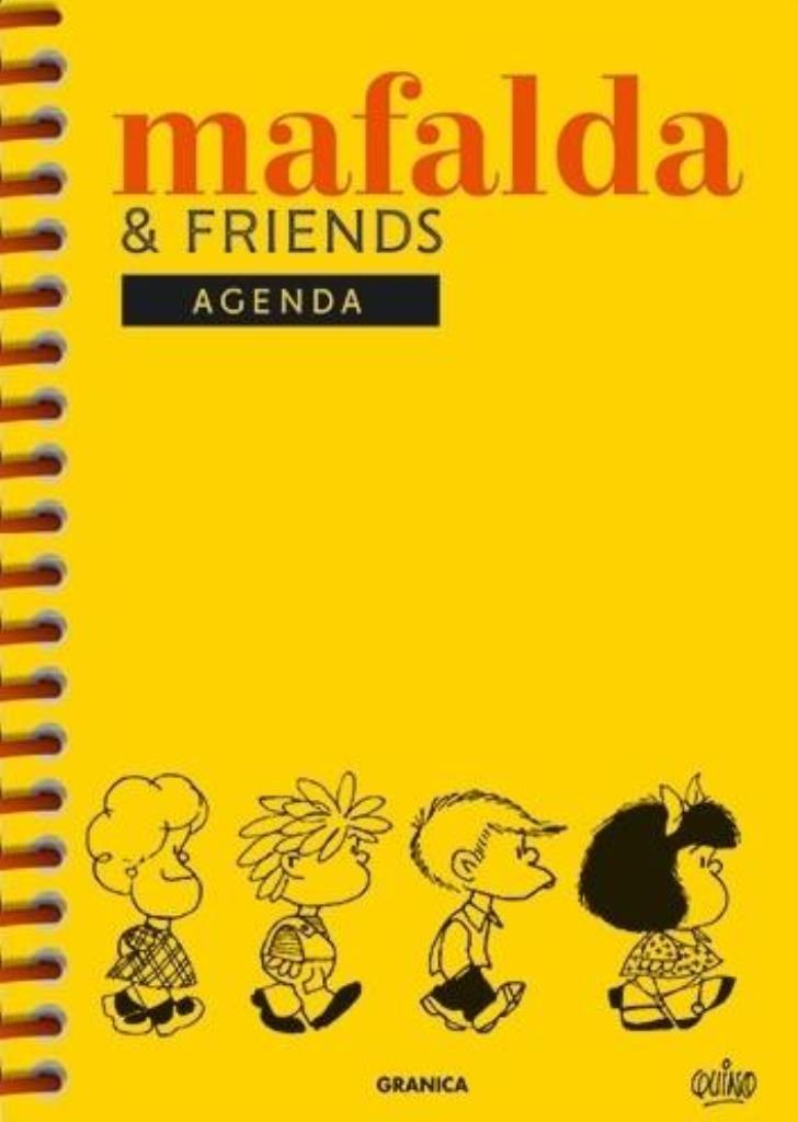 MAFALDA AGENDA PERPETUA, FRIENDS AMARILLA - EN INGLES