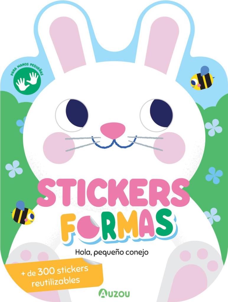 HOLA  PEQUEÑO CONEJO- STICKERS FORMAS