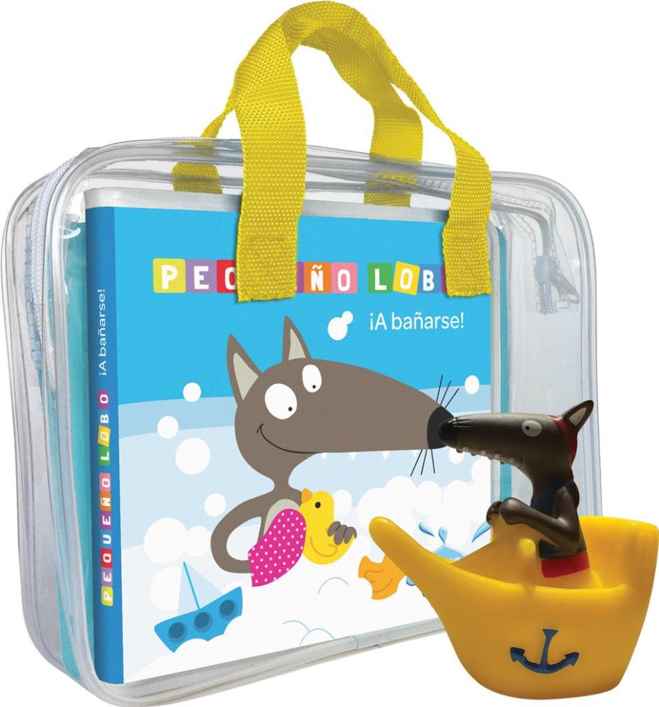 PEQUEÑO LOBO, A BAÑARSE