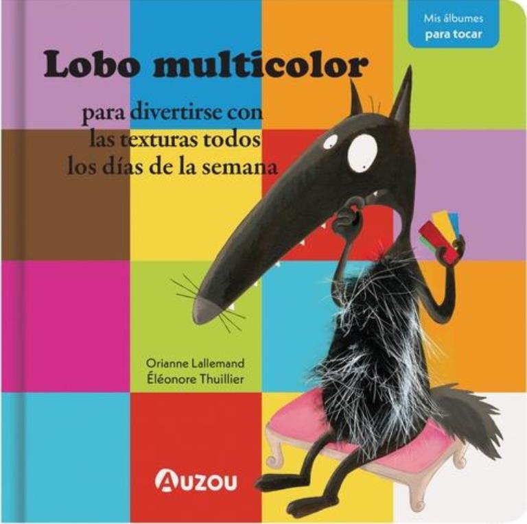 LOBO MULTICOLOR PARA DIVERTIRSE CON LAS TEXTURAS